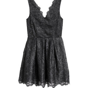H&M black lace dress